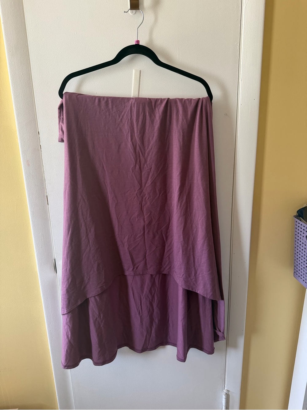 Lularoe - Women’s Asymmetrical Midi Skirt in Mauve
